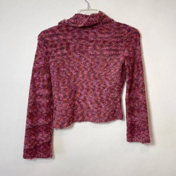 Classiques Entier Womens Mohair Blend Cardigan Sweater Pink PS Long Sleeve Y2K - Picture 6 of 6